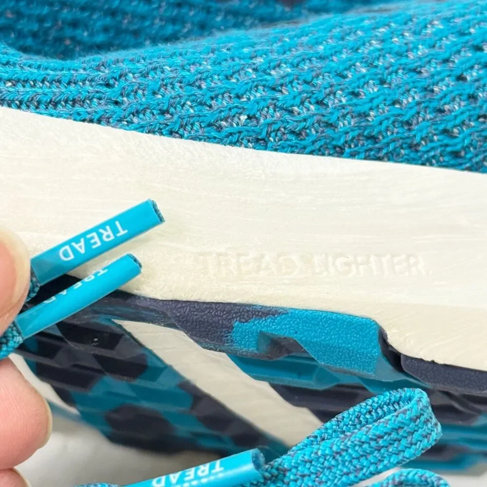 Allbirds 9.92 KG CO2E Tree Flyers Knit Running Shoes Thrive Teal Women 9 Sneaker